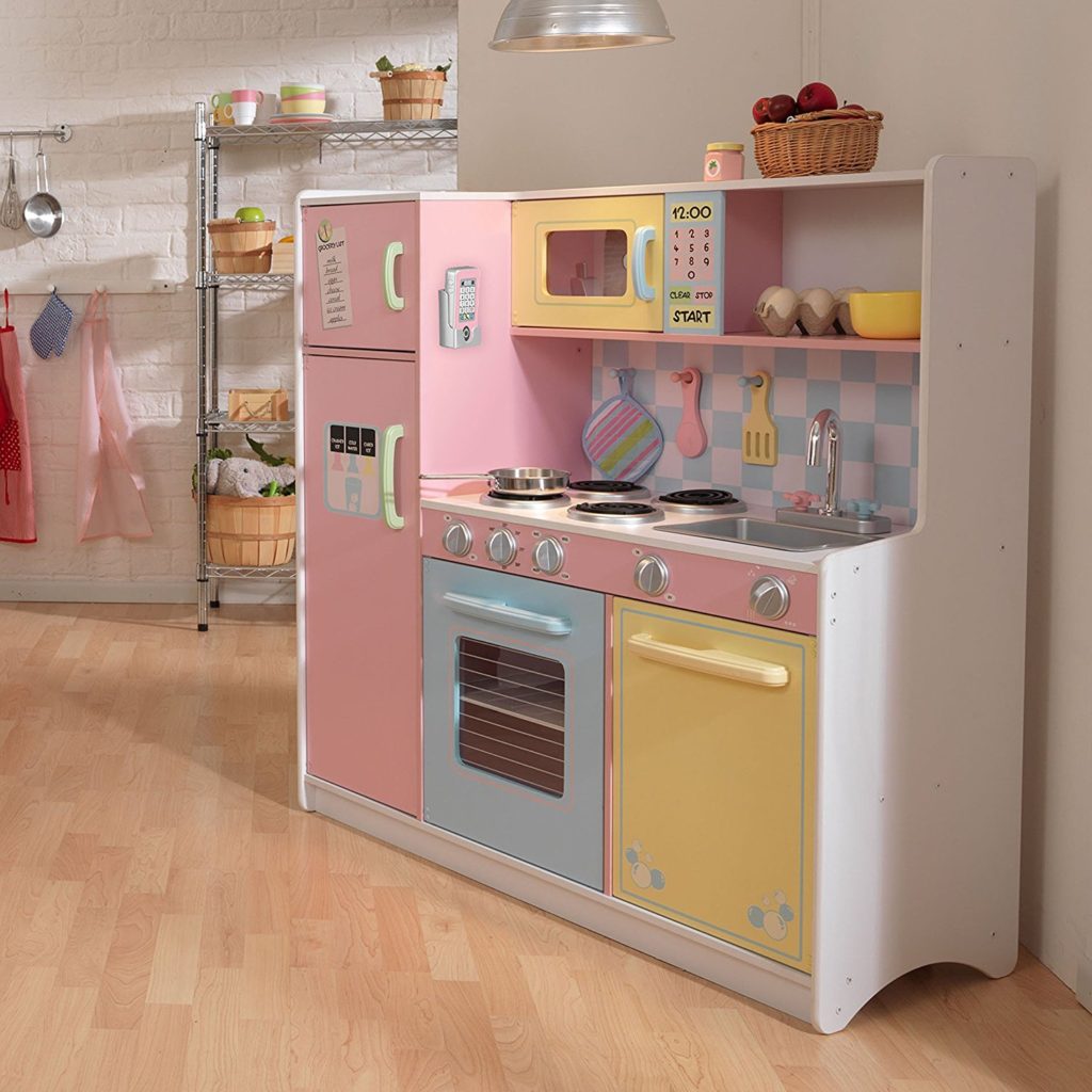 kidkraft large play kitchen set